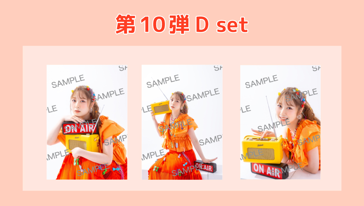オリジナル生写真<第10弾 D set>