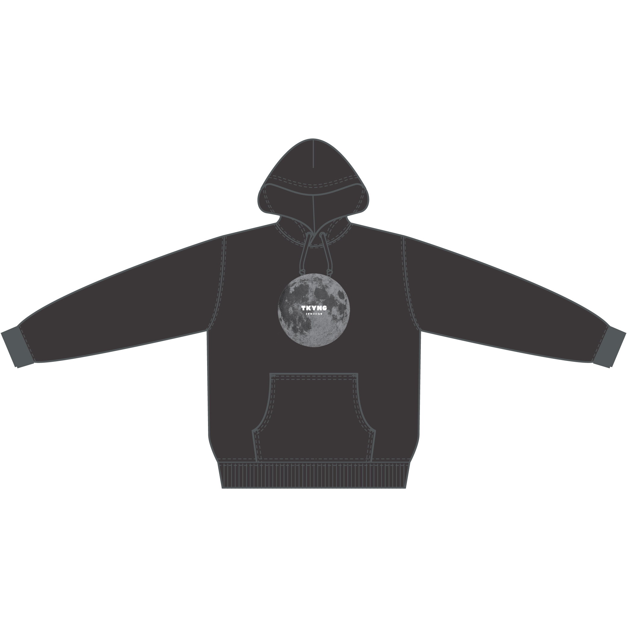 高柳明音 birthday event 2025 -満月- パーカー